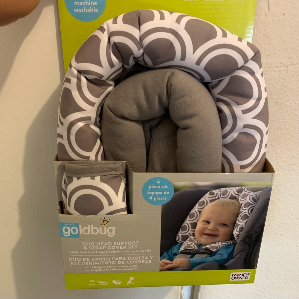 🍒🍒 New Goldbug Duo Head Support & Strap Cover Set - Picture 5 of 8